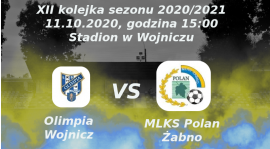 Zapowiedź XII kolejki sezonu 2020/2021: Olimpia Wojnicz vs MLKS Polan Żabno