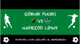 Zapowiedź meczu: Górnik Piaski - Naprzód Lipiny