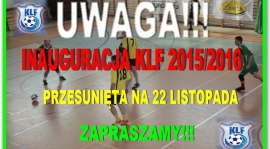 Uwaga!!! Inauguracja KLF -  22 listopada