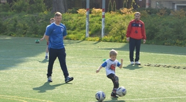 Kolejny trening w plenerze.