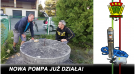 Nowa pompa już działa!