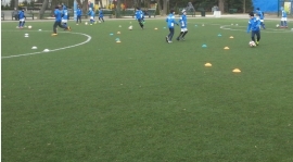 Sobotni mecz w Kids Soccer League.