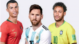 Lionel Messi, Cristiano Ronaldo i Neymar najbolji su igrači našeg vremena