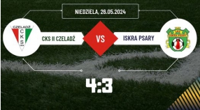 KLASA A 25 kolejka: CKS II CZELADŹ - Iskra Psary