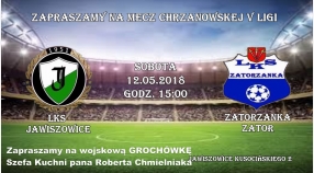 Zapraszamy kibiców LKS Jawiszowice na 25 kolejkę V ligi Chrzanów !!! SOBOTA GODZ.15:00 !!!