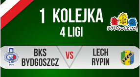 Pierwsza kolejka 4 Ligi! BKS Bydgoszcz - Lech Rypin