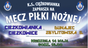 zapowiedź 21 kolejki tarnowskiej okręgówki - CIĘŻKOWIANKA Ciężkowice - DUNAJEC Z.G.