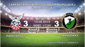 Orzeł Piaski Wielkie – LKS Jawiszowice 3:3 w 2 kolejce