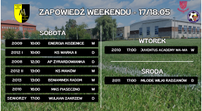 Zapowiedź weekendu (17/18.05)