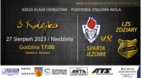 Zapowiedź 3 kolejki: Sparta Jeżowe - LZS Zdziary.