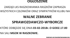 Walne zebranie sprawozdawczo-wyborcze