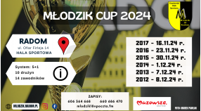 Zapraszamy na halowe turnieje MŁODZIK CUP 2024!