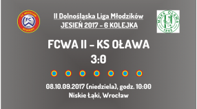 II DLM: 6 kolejka -  FCWA II - KS Oława (08.10.2017)