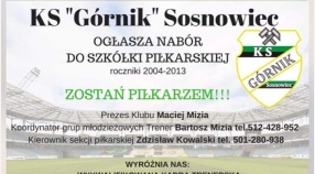 GÓRNIK SOSNOWIEC - ZAPISZ DZIECKO NA TRENING!