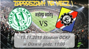 Zapraszamy na mecz 15 kolejki Ligii Dolnośląskiej Juniorów Ks Oława vs Lechia Dzierżoniów