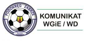 Komunikat WGiE/WD (19 sierpnia 2016)