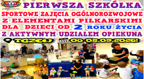 PIERWSZA SZKÓŁKA - OD 8.09.