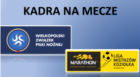 Kadra na mecze lig Koziołka i WZPN - 16 czerwca 2018 r.