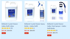 Elevate Your Home's Elegance with Brillianté Crystal Cleaner