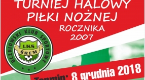 Sobota 8 grudnia Puszczykowo Turniej dla rocznika 2007