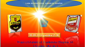 Następny mecz gramy w Pruszczu Gdańskim
