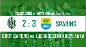 Sparing: Grot - Zjednoczeni 2:3