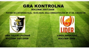 Jutro sparing rocznika 2007/2008