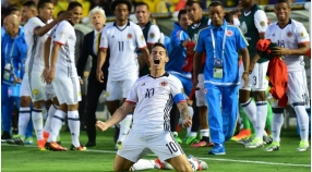 Efter grov säsong i Real Madrid, Rodriguez rulla igen med Colombia