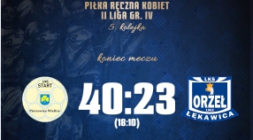 Start II Pietrowice Wielkie 40-23 Orzeł Łękawica