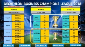 Planowany harmonogram turnieju  "DECATHLON Business Champions League 2018"