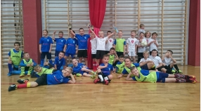 Mecz sparingowy Żaków z Dziecięcą Szkółką Piłkarską Lipno