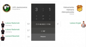 4.Kolejka JAKO IV Ligi Małopolskiej LKS Jawiszowice-MKS Kalwarianka 3:1