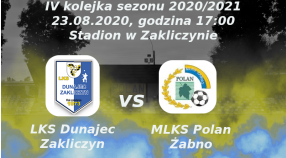Zapowiedź czwartej kolejki sezonu 2020/2021: LKS Dunajec Zakliczyn vs MLKS Polan Żabno