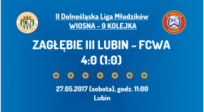 II DLM wiosna 2017 - 9 kolejka - Zagłębie III Lubin (27.05.2017)