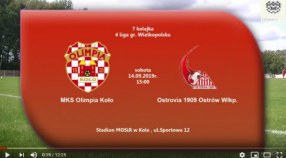 SENIORZY: MKS Olimpia Koło - Ostrovia Ostrów Wlkp. [VIDEO]