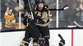 Bruins voittaa alijäämä, Win jännittävä Shootout vastaan Stars