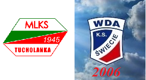 Liga okręgowa młodzika 6 kolekja "Tucholanka" Tuchola - K.S. WDA Świecie 2006 1:1