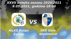 Zapowiedź 27 kolejki sezonu 2020/2021: MLKS Polan Żabno vs ŚKS Unia Niedomice