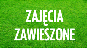 Zawieszenie treningów 27.03.2021-9.04.2021