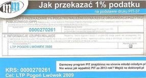 1% podatku dla LTP Pogoń Lwówek