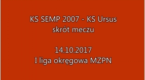 Skrót meczu SEMP Warszawa vs Ursus Warszawa 2:4