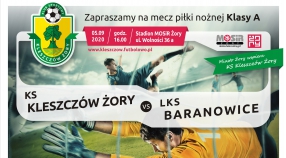 KS Kleszczów vs LKS Baranowice oraz juniorzy MKP Odra Wodzisław Śląski vs KS Kleszczów