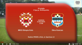 SENIORZY: MKS Olimpia Koło - Obra Kościan 23.06.2019 [VIDEO]