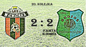 20. kolejka: LKS Wiewiórka 2:2 BODZOS PODGRODZIE