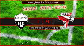 WKS Kurzyna - Orzeł Glinianka 1-4 (0-2)