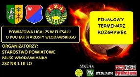 Finałowy terminarz Powiatowej Ligi w Futsalu o Puchar Starostu Włodawskiego