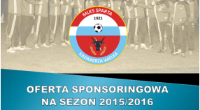 Oferta sponsoringowa Sparty na sezon 2015/2016.
