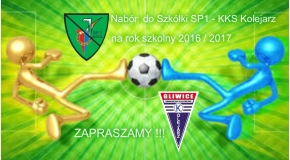 Nabór do Szkółki SP1 - KKS Kolejarz 2016 / 2017
