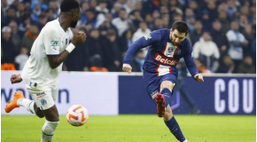 Marseille versloeg Paris Saint-Germain met 2-1