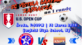 Mecz SC Vistuli w US Open Cup co raz bliżej